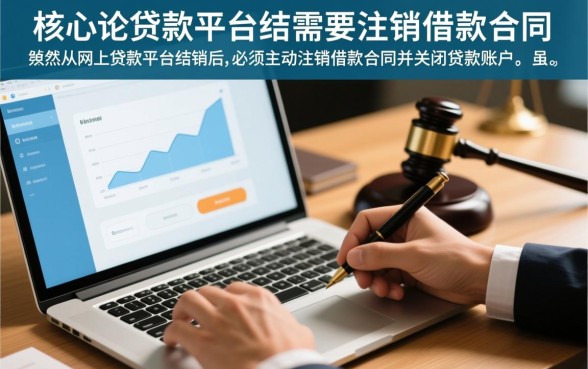 网上贷款平台结清了需要注销借款合同吗