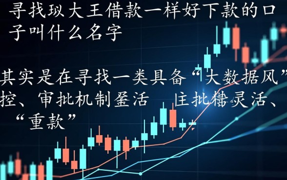 跟大王借款一样好下款的口子叫什么名字