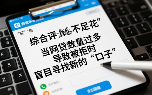 网贷太多被拒有什么口子