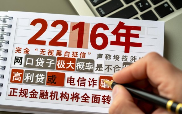 2026无视黑白征信的网贷口子有哪些