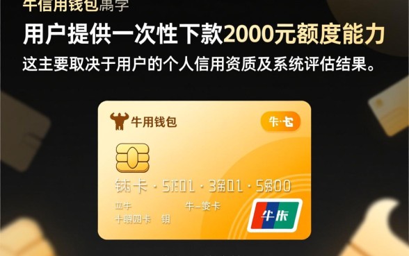 卡牛信用钱包能一次性下款2000元吗