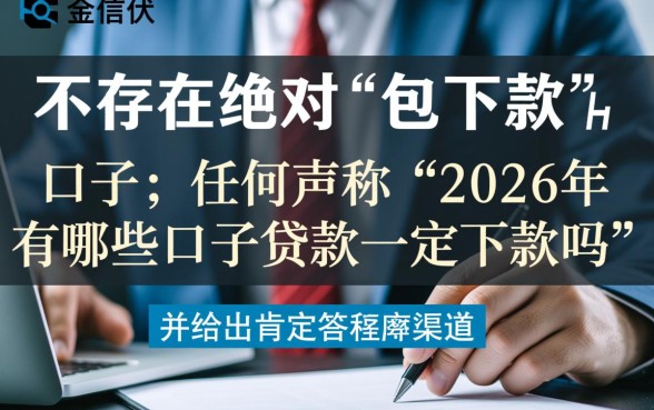 2026年有哪些口子贷款一定下款吗