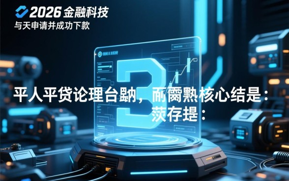 有没有当天能下款2026的网贷平台