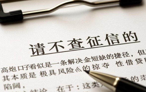 不查征信的高炮口子申请过程是怎样的