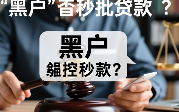 有没有口子能让秒批贷款不查黑户记录