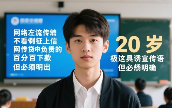 不看征信负债的网贷百分百下款20岁