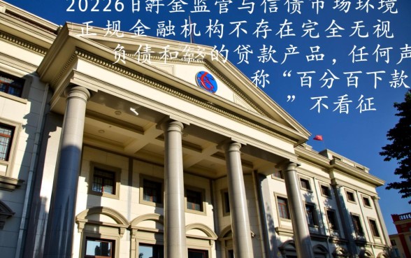 2026无视负债和征信的贷款有哪些