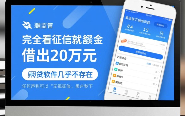 哪里可以不看征信借20万的网贷软件