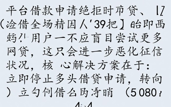 大平台借款都不通过借什么容易过审核
