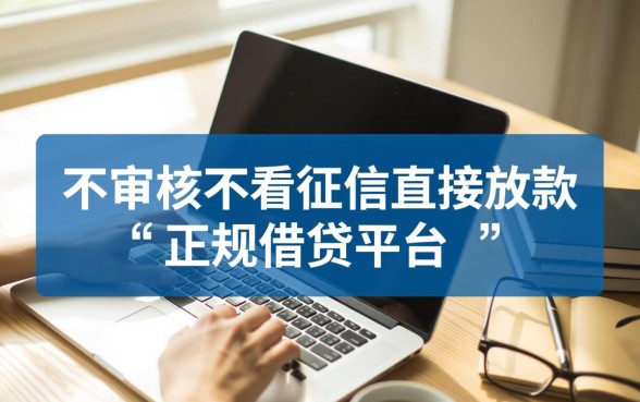 不审核不看征信直接放款的平台有哪些,2026最新无视征信秒下款口子 不审核不看征信直接放款的平台有哪些
