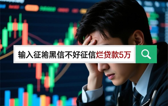 征信不好哪里有5万口子