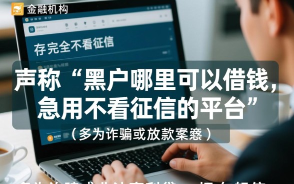 黑户哪里可以借钱急用