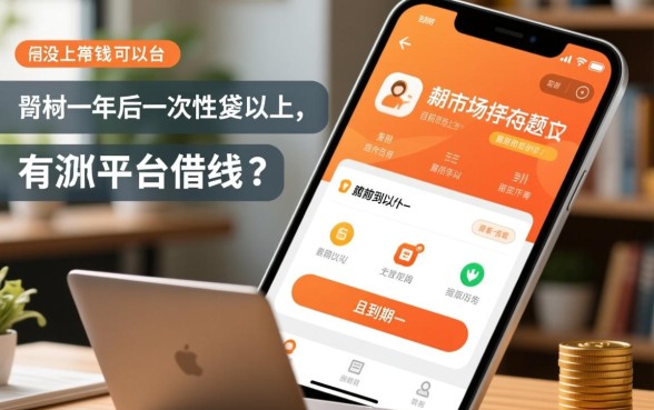 哪个平台可以借一年一次性还
