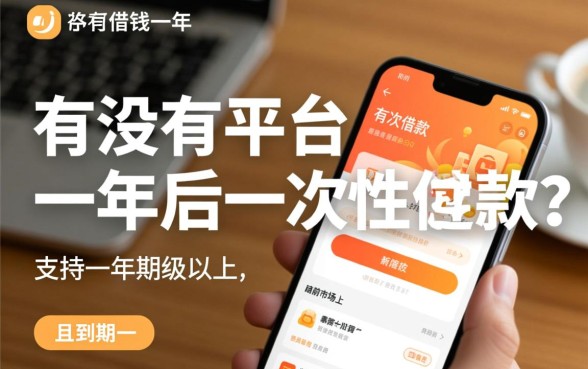 哪个平台可以借一年一次性还