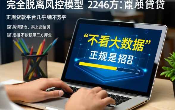 不看大数据的贷款平台2026有哪些