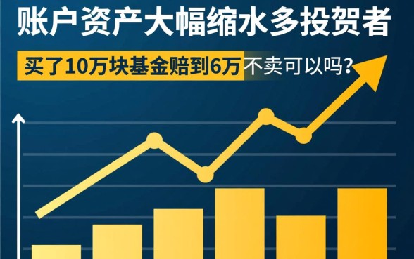 买了10万块基金赔到6万不卖可以吗