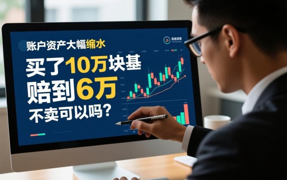 买了10万块基金赔到6万不卖可以吗