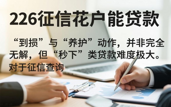 征信太花秒下的贷款2026年能借吗,征信花了怎么过审? 征信太花秒下的贷款2026年能借吗