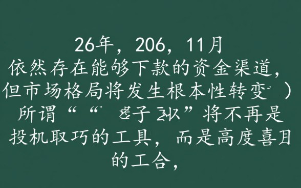 2026年11月还有能下款的口子吗