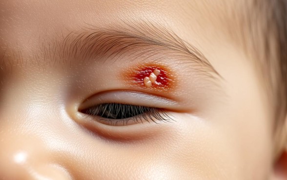 宝宝眼皮有口子几天结的痂会掉下来吗