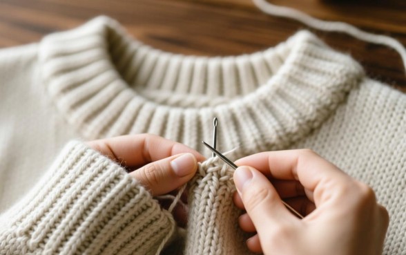 缩小毛衣口子毛线视频教程下载