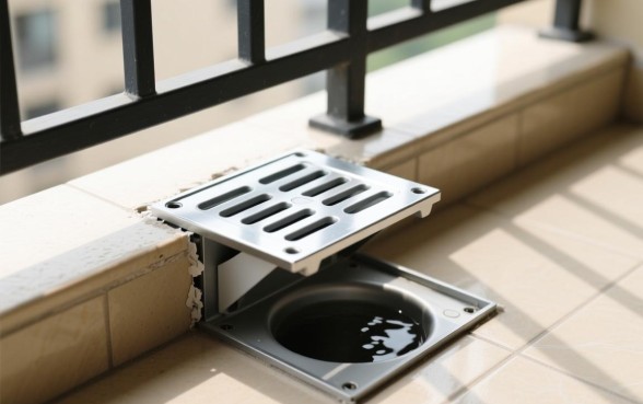 阳台下水道口子封了能打开吗