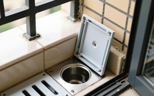 阳台下水道口子封了能打开吗