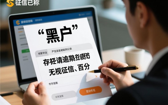 黑户征信有逾期记录还有能下的口子吗