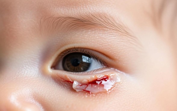 宝宝眼皮有口子几天结痂掉