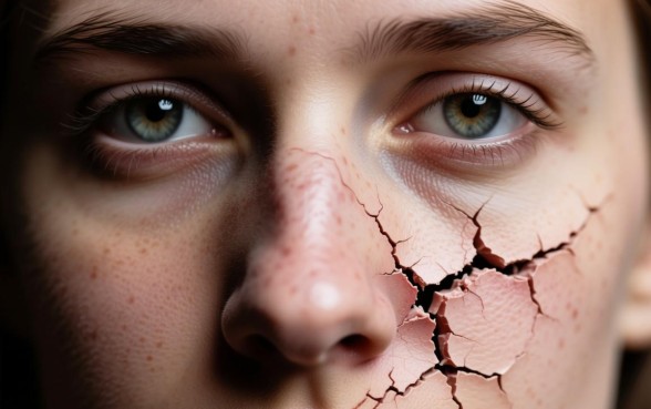 梦到鼻子下边的脸皮都开了一个口子了