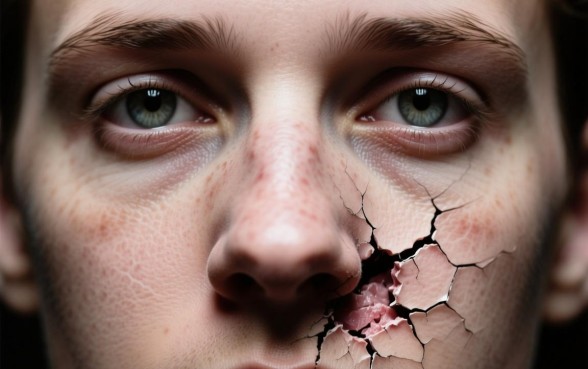 梦到鼻子下边的脸皮都开了一个口子了