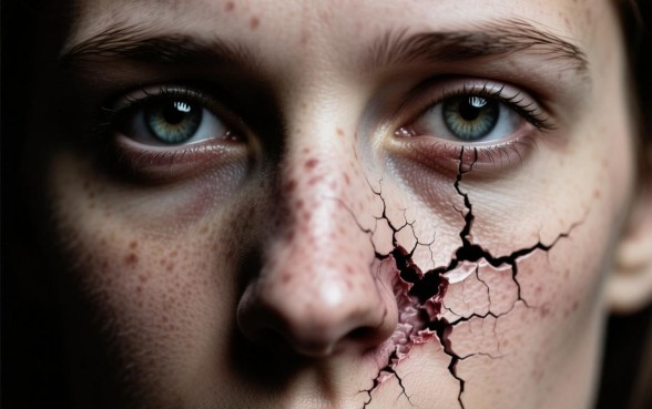 梦到鼻子下边的脸皮都开了一个口子了