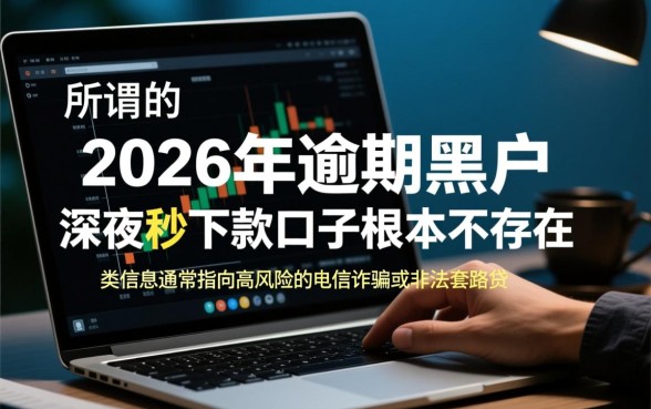 2026年逾期黑户口子有哪些,深夜秒下款是真的吗? 2026年逾期黑户口子有哪些