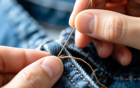 衣服小口子缝补视频教学下载