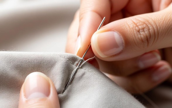 衣服小口子缝补视频教学下载