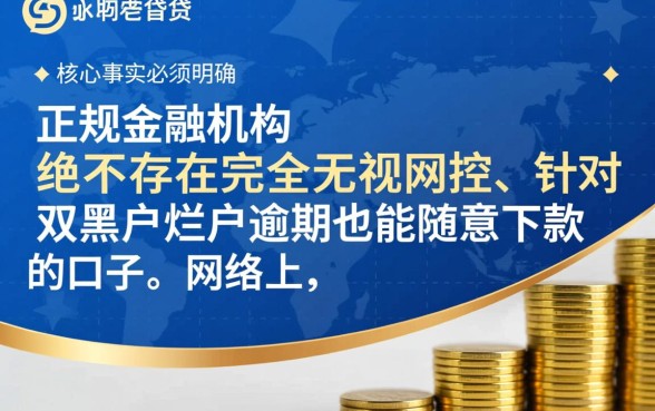 双黑户逾期无视风控能下款的口子