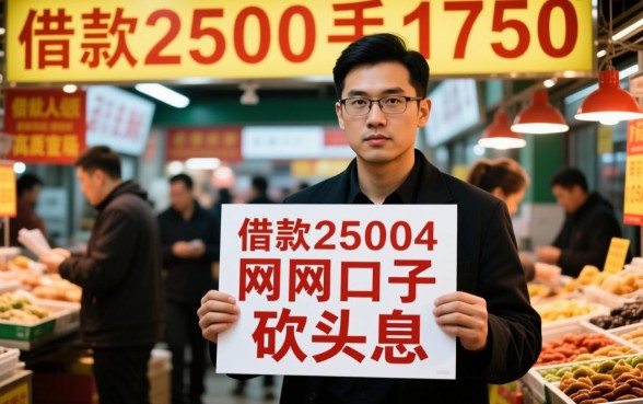 借款2500到手1750的网贷口子在哪里