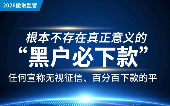 2026年黑户能下款的口子吗