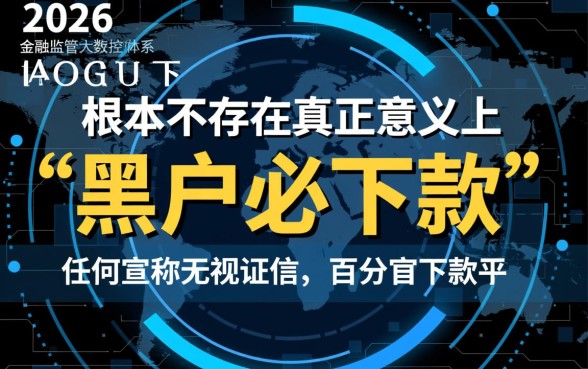 2026年黑户能下款的口子吗