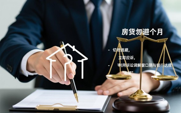 房贷逾期3个月被银行起诉怎么解决