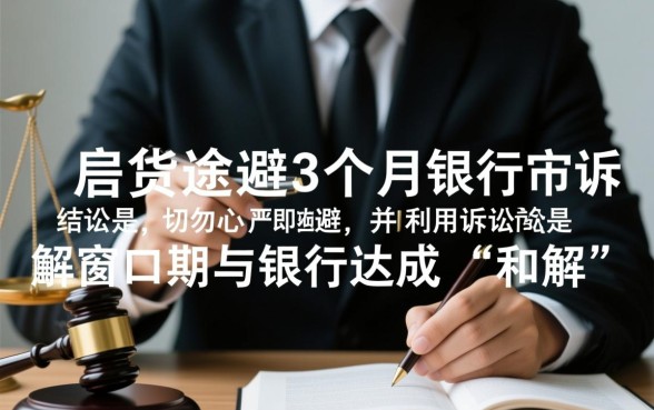 房贷逾期3个月被银行起诉怎么解决