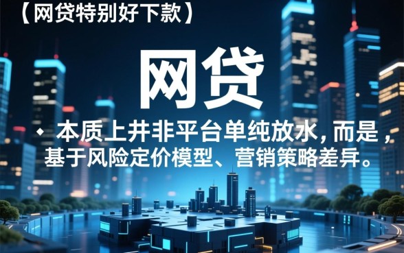 为什么有些人说有的网贷特别好下款