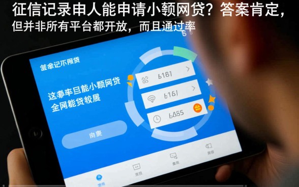 没有征信记录的人能申请小额网贷吗