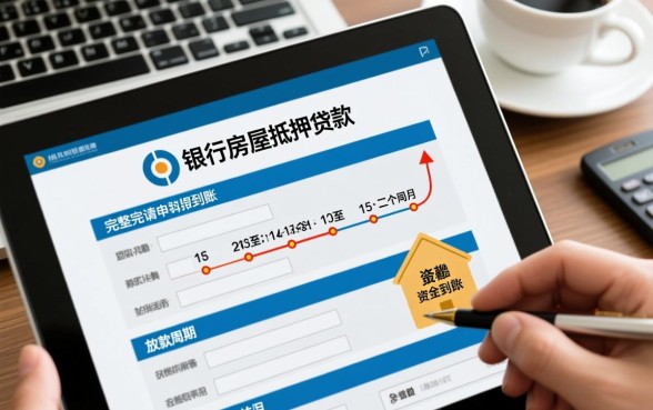 银行房屋抵押贷款需要多久才能放款,一般几天能到账? 银行房屋抵押贷款需要多久才能放款