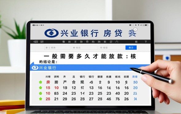 兴业银行房贷一般需要多久才能放款