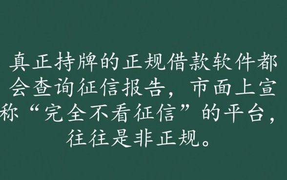 哪些借款软件不看征信报告正规平台