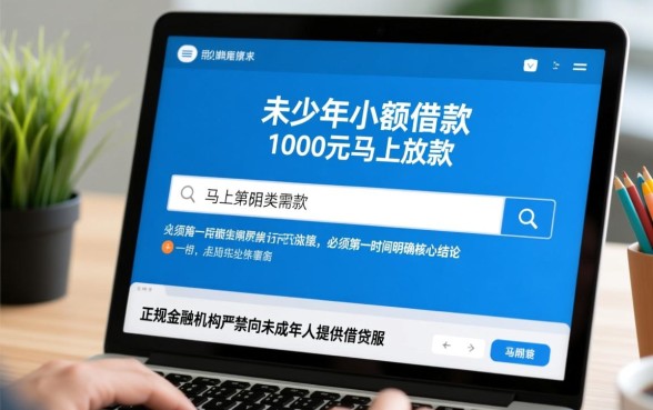 未成年小额借款1000元马上放款吗