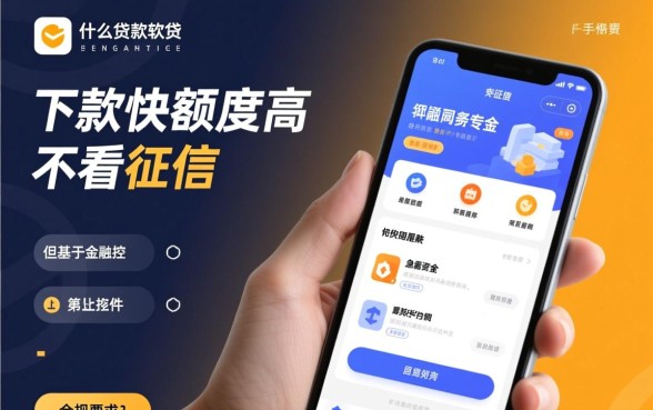 什么贷款软件下款快额度高不看征信