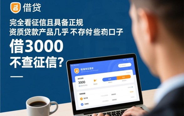 借3000不查征信的口子有哪些呢
