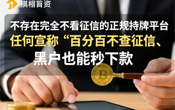 哪个借款平台是不看征信的正规平台